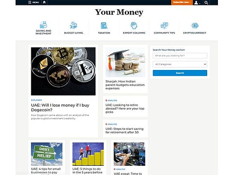 The Your Money section was launched on June 7, 2020