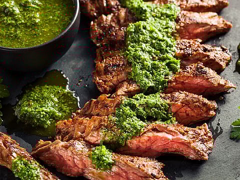 Staple to Argentina, Chimichurri tastes best when paired with steak or other grilled favourites