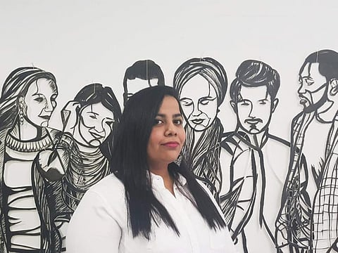 Massarat Fatima Sulaimani, a resident of Sharjah, had no idea that her art could earn her a Golden Visa and she is grateful to Dubai Culture that nominated her.