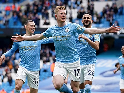 Kevin De Bruyne has been voted PFA player of the season by his fellow professionals for a second consecutive year after helping his team regaining the Premier League trophy. The Belgium international is only the third man to retain the Professional Footballers' Association trophy after Thierry Henry in 2003 and 2004 while playing for Arsenal, and Cristiano Ronaldo in 2007 and 2008 during his Manchester United career.