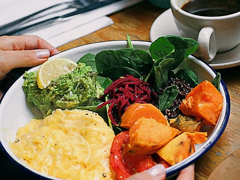 Continental style creamy scrambled eggs