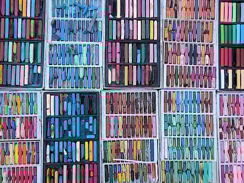There’s enough colour cards and walls of swatches that would blow your mind