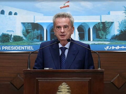 Lebanon's Central Bank Riad Salameh. Close to the powerful Hariri family, Salameh has been under investigation for months in Switzerland on suspicion of serious money laundering and embezzlement from the Bank of Lebanon.