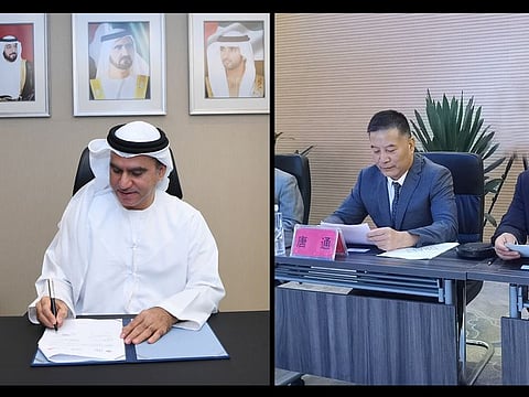 RTA inks MoU with Zhong Tang Sky Railway Group to explore developing suspended transport network.