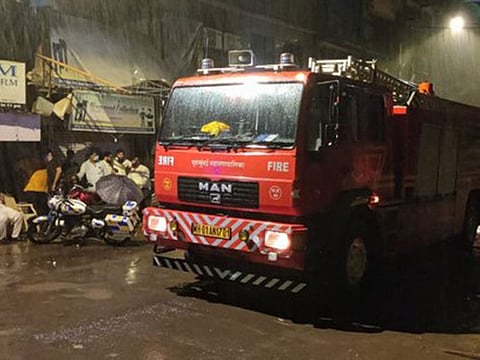 A total of 17 persons were rescued after a wall of a house collapsed on another house in Kherwadi Road area