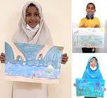 The region-wide painting competition was held to mark the occasion of World Oceans Day (June 8).