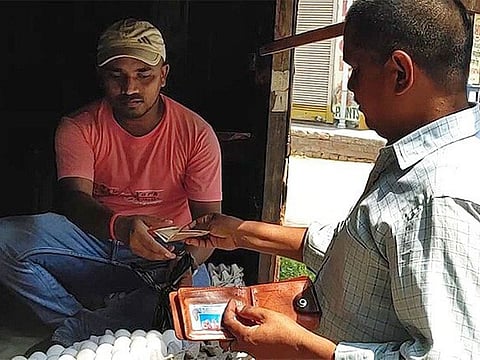Kumar was forced to sell eggs on the streets to save his family from starvation and also to continue his studies.