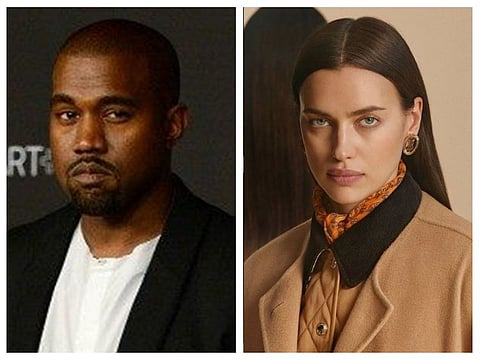 Kanye West and Irina Shayk