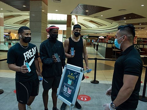 Green pass in Abu Dhabi