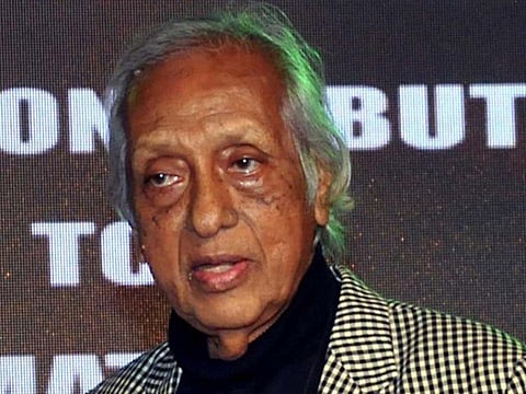 Veteran actor Chandrashekhar at the closing ceremony of the 4th Jagran Film Festival in Mumbai on September 29, 2013.