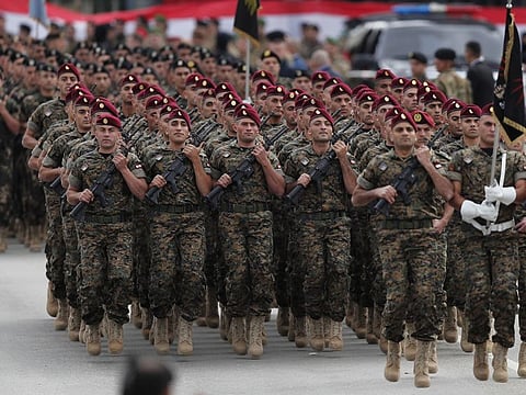 Army chief Gen. Joseph Aoun warned in a speech to officers in March that soldiers were “suffering and hungry like the rest of the people.’’