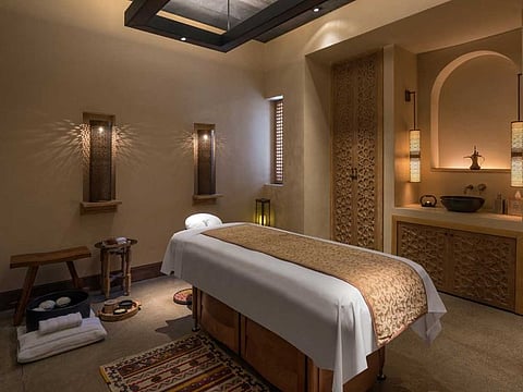 The relaxing spa facilities at The Chedi Al Bait