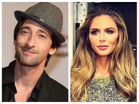 Adrien Brody and Georgina Chapman