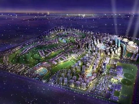 An artist's impression of Dubai Golf City