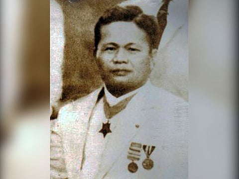 In this 1939 photo provided by the Trinidad family is Telesforo Trinidad in the Philippines.