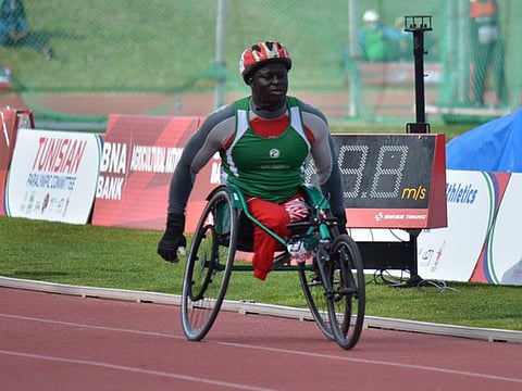Malang Tamba, a Gambian Para athlete participating in the ongoing Fazza Championship, thanked Sheikh Mansoor for his generous help to prepare for Tokyo Paralympics.