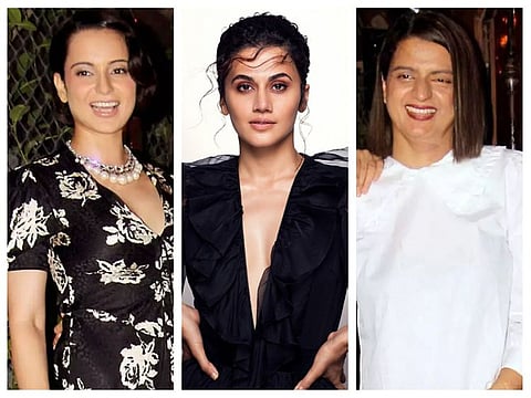 Kangana Ranaut, Taapsee Pannu, Rangoli Chandel