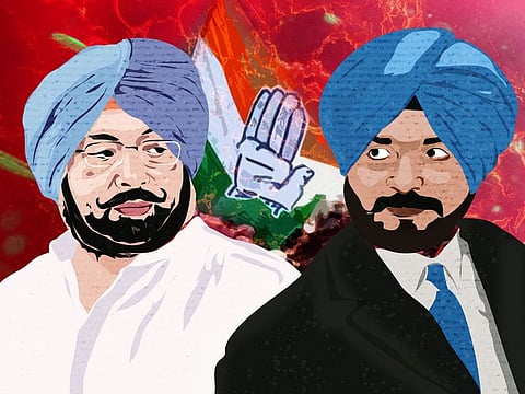 Punjab: Amarinder Singh faced huge in-party opposition from his arch-rival Navjot Singh Sidhu