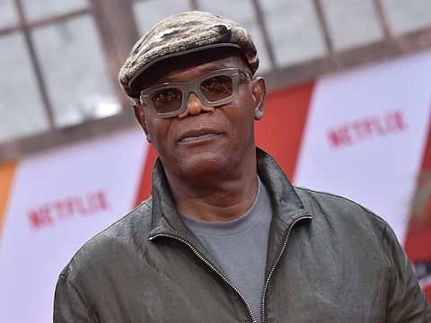 In this file photo taken on September 28, 2019 US actor Samuel L. Jackson arrives for the premiere of Netflix's "Dolemite Is My Name" at Village Theatre in Westwood, California.