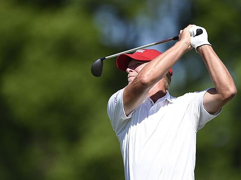 Steve Stricker in action