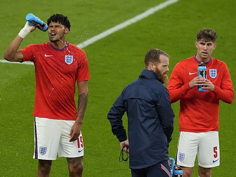 England's John Stones (right) says they are prepared for a penalty shootout against Germany at Wembley.