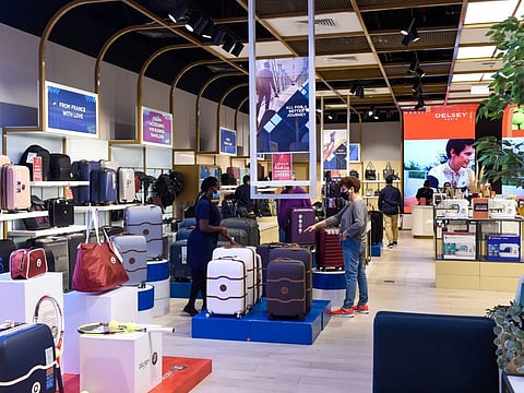 The Jashanmal store at Mall Of The Emirates. The store typifies the hybrid model that the retail major is employing to attract younger shoppers.