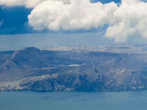 Taal volcano crater