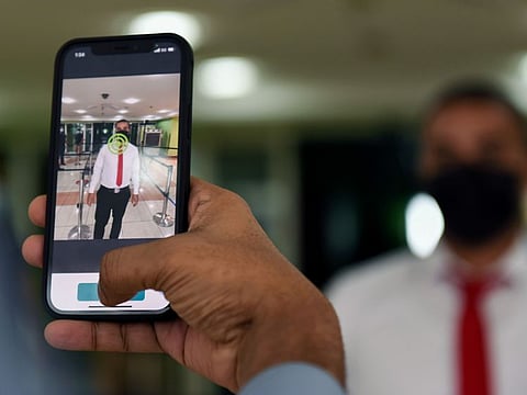 The EDE scanners in use.