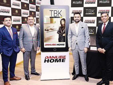 The latest e-catalogue is out from Danube Home, with options on tiles, bathroom and kitchen fittings. Here are the individuals who have been instrumental in the growth of Danube ( Left to Right) Mr.Shubhojit Mahalnobis- Director Danube Home and Hospitality Solutions Mr.Shamsuddin Bawany- Director Milano Mr. Adel Sajan- Danube Group Managing Director Mr.Venkatesan Sethuraman- Executive VP