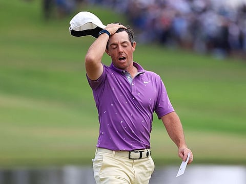 Rory McIlroy slogged at the Dubai Duty Free Irish Open