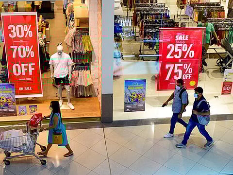 File picture of sales during a previous edition of DSS at Deira City Centre