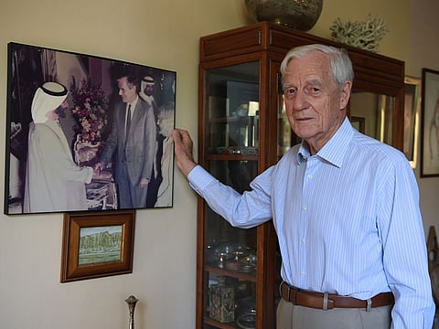 David Heard landed in Abu Dhabi in the former Trucial States in 1963