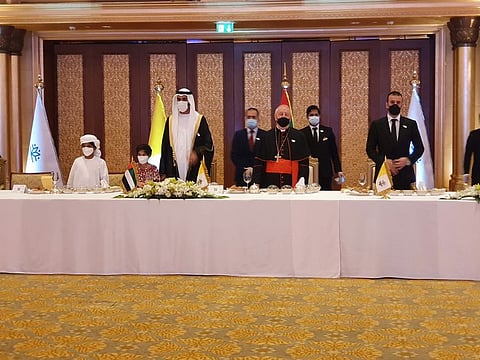 The award was received by Sheikh Shakhbout bin Mubarak Al Nahyan, UAE Minister of State, during a ceremony at the Emirates Palace in Abu Dhabi.