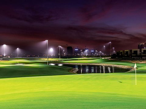 Trump International Golf Club, Dubai. Nine-hole par-three course.
