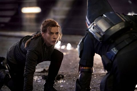 Scarlett Johansson in "Black Widow."
