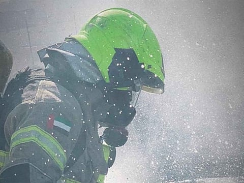 Civil Defence personnel in Dubai brought the fire under control by 7.35am on Friday. Picture for illustrative purposes only.