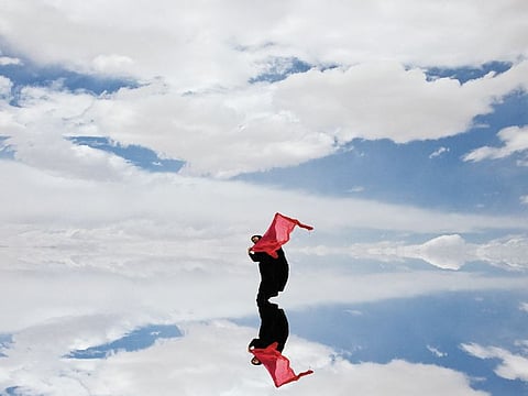 Ma Lam Tabki (Unless weeping), 2014; from the series “Silsila”, 166 cm x 250 cm, C-print mounted to Diasec