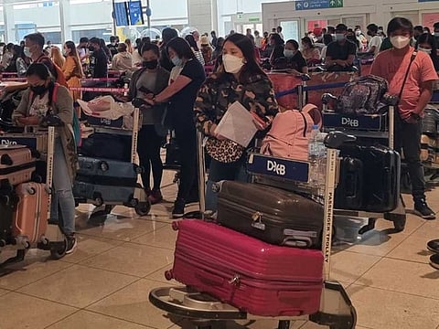 Filipinos were allowed to travel on special repatriation flights from UAE to Philippines amidst travel restrictions imposed by Manila.