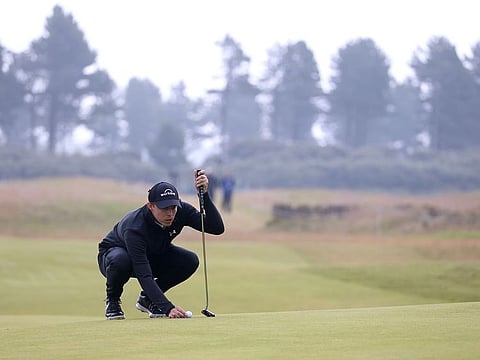 England's Matthew Fitzpatrick during the final round of the Scottish Open
