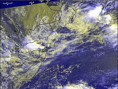 With rain-bearing clouds gathering momentum, a downpour is expected in many regions in the evening hours. Coastal areas will experience moderate winds, which will turn active in Arabian Sea coast of Dhofar.