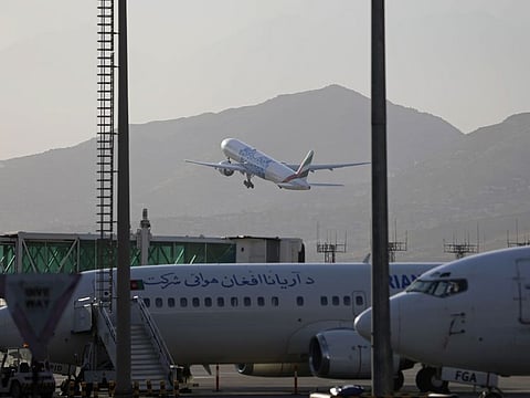 The Hamid Karzai International Airport in Kabul, Afghanistan. Turkey has repeated that the airport must stay open to preserve diplomatic missions in Afghanistan, where a blast rocked Kabul on Tuesday and clashes have intensified across the country.