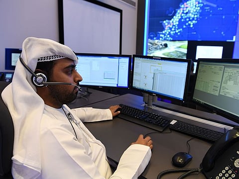 The Control and Data Analysis Centre of Dubai Taxi Corporation.