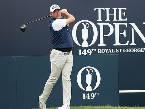 Lee Westwood is in good spirits ahead of The Open