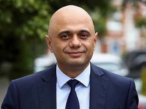 Britain's new Health Secretary Sajid Javid walks outside his home in London, Britain June 27, 2021.
