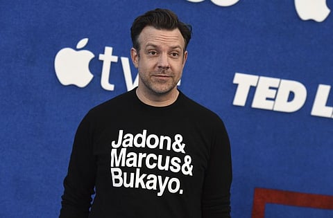 Jason Sudeikis at the premiere of the second season of 'Ted Lasso'