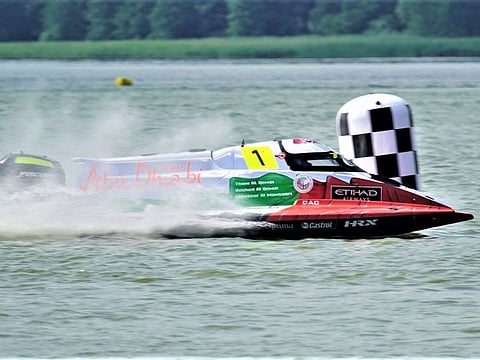 Team Abu Dhabi 1 on the way to victory in Poland