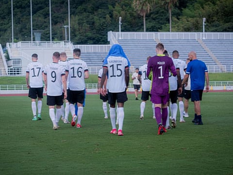 Germany's Olympic football team leaves pitch after alleged racist abuse towards Torunarigha during Honduras clash.
