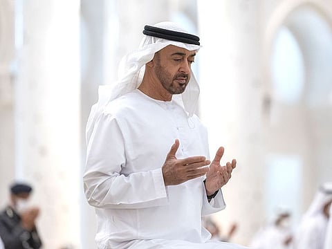 His Highness Sheikh Mohamed bin Zayed Al Nahyan, the President of the UAE