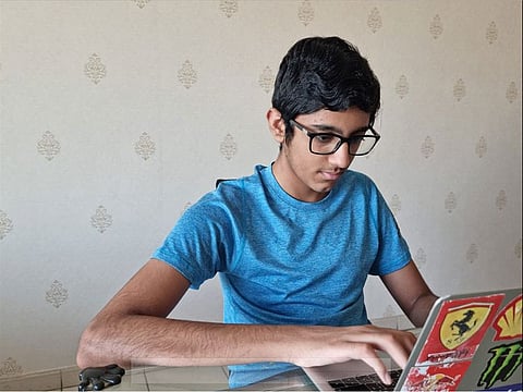 Arush Nagpal has made a new app to resuse old school books in the UAE.