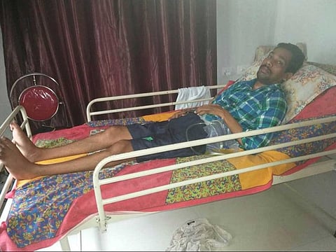 Sijish P.S. who met with an accident in Dubai has won a Dh3.1million compensation. He has been bedridden as he was paralysed after the crash.